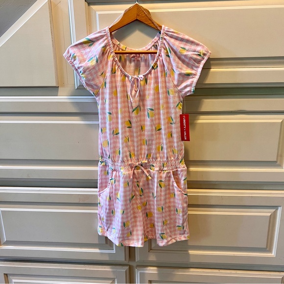 NWT Girls Lemon Romper L - Picture 1 of 6